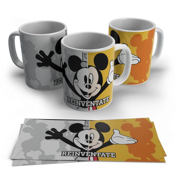 Taza Mickey “Reinvéntate”