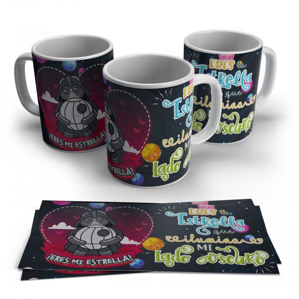 Taza enamorados Star Wars