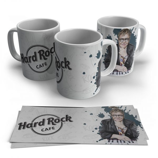 Taza Elton John hard rock cafe